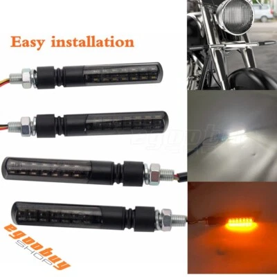 LED E-Mark Motorcycle Turn Signal Light Tail DRL Lamp For Suzuki DR200 DR125 — 第 1/4 张图片