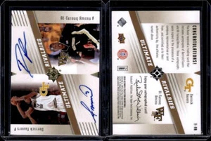 2010-11 Ultimate Collection Rivalries AUTO Derrick Favors Al-Farouq Aminu 16/25 - Picture 1 of 1