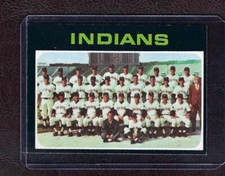 1971 Topps #584 Cleveland Indians Team Photo, NM!