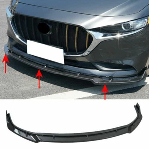 Kit de carrocería del alerón de barbilla labial frontal con aspecto de fibra de carbono para Mazda 3 Axela 19-22 - Imagen 1 de 7