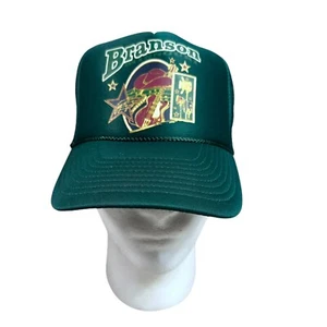 Vintage Branson Missouri Trucker Hat Snapback Sun Cap Green Mesh Adjustable Rope - Picture 1 of 10