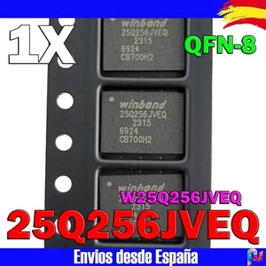 1x 25Q256JVEQ  W25Q256JVEQ  MEMORIA FLASH IC  QFN-8 - Imagen 1 de 1