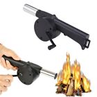 Black Barbecue Fan Durable BBQ Grill Fire Bellows Tools  Outdoor