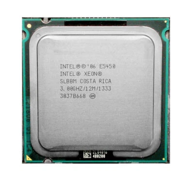 Intel Xeon E5450 3.0Ghz Quad Core LGA 775 SLBBM CPU Processor 1333 MHz 80 W - Image 1 of 2