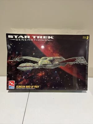 Klingon Bird of Prey Star Trek Generations - Unassembled AMT Ki#t8230Sealed/NIB - Image 1 of 4