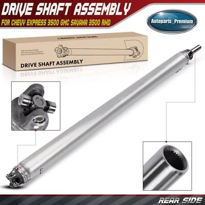 Задний алюминиевый опорный вал карданного вала в сборе для Chevy Express 3500 05-09 139 дюймов WB - Изображение 1 из 4