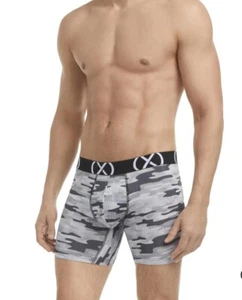 Paquete de 3 calzoncillos boxer para hombre X Sport 6"" entrepierna talla M - Imagen 1 de 4