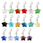 Five-Pointed Star Pendants Alloy Lobster Clasp Keychain Jewelry