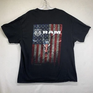 Camiseta Dodge Ram Para Hombre Talla Grande Patriótica Bandera Americana Gráfico de Caza - Imagen 1 de 14