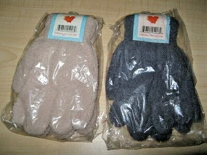NUEVOS GUANTES ELÁSTICOS UNI-SEX HILO PLUMA O/S - BEIGE O GRIS ENVÍO GRATUITO - Imagen 1 de 15