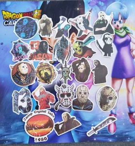 Konvolut Aufkleber Freitag 13 Jason Voorhees Horror Sticker Goodie Horror Friday - Bild 1 von 1