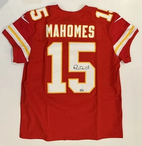 Patrick Mahomes Signed Kansas City Chiefs Nike Authentic Elite Jersey BAS & JSA - Picture 1 of 8