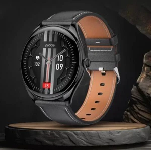 Pebble Royale Legend Slimmest 1.43" display Premium Built BT Calling Smartwatch - Picture 1 of 13