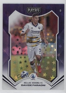 2021-22 Panini Chronicles Base Serie A Playoff Purple Astro Davide Faraoni #69