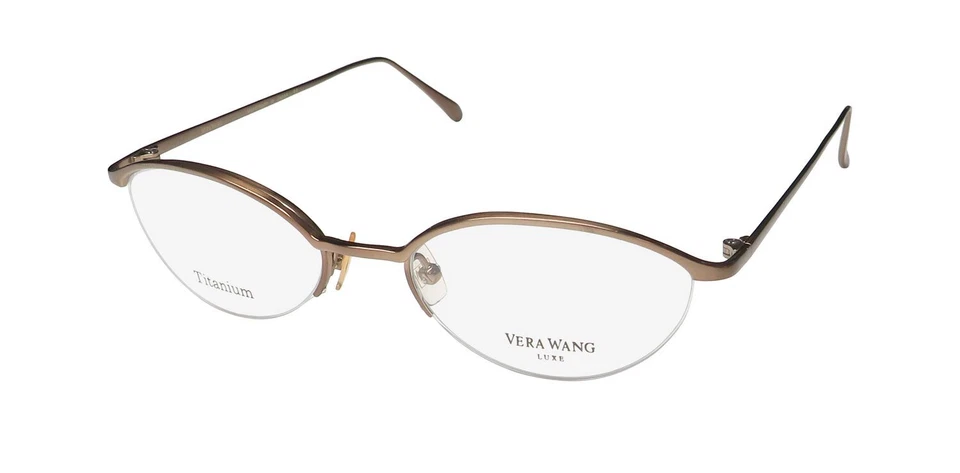 VERA WANG LUXE MIREILLE 3 TITANIUM HANDMADE IN JAPAN CUTE EYEGLASS FRAME/EYEWEAR - Image 1 of 1