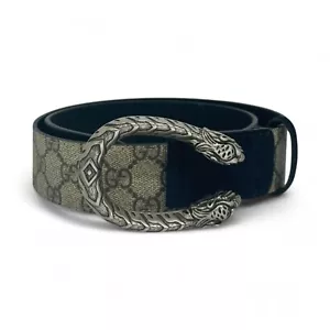 Original Gucci Gürtel Dionysus Supreme GG Monogram Beige Canvas Gr. 80/32 - Bild 1 von 15