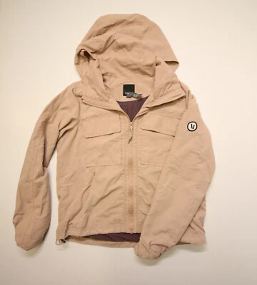 Chaqueta militar Vuori con capucha cremallera resistente al agua para mujer XS Dogwood rosa Foto 1 de 4