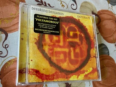 Vintage Breaking Benjamin Cd Saturate Debut Album 2002 Hype Sticker!  Original! Foto 1 de 4