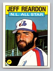 JEFF REARDON ALL-STAR 1986 TOPPS TIFFANY EXPOS - Foto 1 di 2