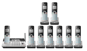 NEW AT&T 9 Handset Expandable Cordless Phone Connect to Cell w Smart Call Block