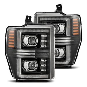 FIT 2008-2010 F250/F350/F450/F550 Super Duty Black Projector Headlights AREX - Bild 1 von 10