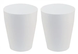 Small Trash Can,Plastic Round Bathroom Wastebasket Garbage Can for Bathroom B... - Picture 1 of 7