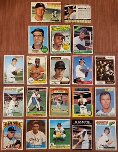 Giants Baseball Cards Willie Mays Cepeda Gaylord Perry Juan Marichal Alou Hubbel