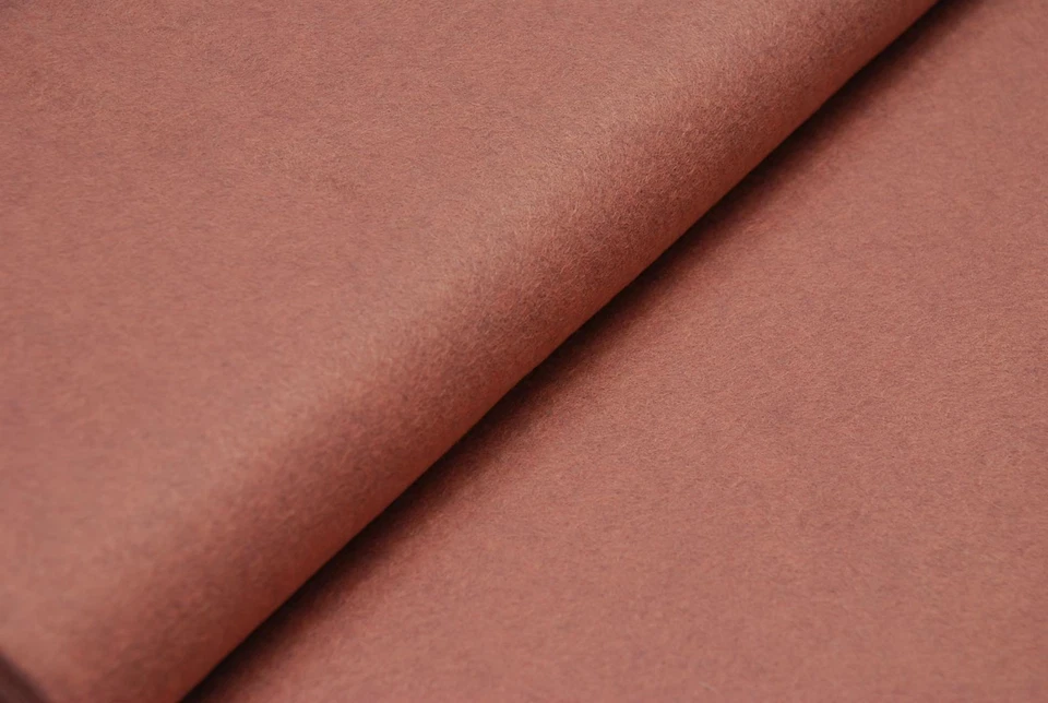HANDICRAFT Wool/Viscose Felt Fabric Material - MARL DUSTY PINK V8 - Image 1 of 1