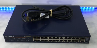Netgear ProSafe FS726T with No Brackets Netgear 24-Port 10/100 Switch #G5 - Image 1 of 2