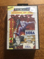 Shadow Of The Beast  Sega Master System Pal Missing Booklet. Free Post