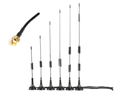433 MHz Funk Antenne Signal Booster Verstärker SMA Stecker 5-12dBi Magnetfuß • 12.99€