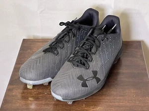 Mens Under Armour Bryce Harper Metal Cleats Spikes Gray Size 13 Baseball - Picture 1 of 8
