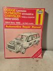 Haynes 30010 1231 Repair Manual 1984-1995 Caravan Voyager Town Country Mini Van