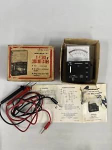 Multitester vintage Micronta 8 gamme 22-027U (1000 OHMS/VOLT) scatola e istruzioni H1 - Foto 1 di 13