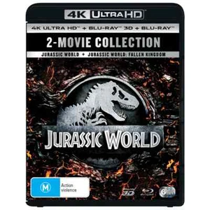 Colección Jurassic World 1 y 2 - 3D + 4K UHD Blu-Ray: NUEVO - Imagen 1 de 1