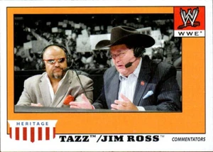 Tarjeta de lucha libre Topps Heritage IV WWE 2008 #72 Tazz/Jim Ross - Imagen 1 de 2