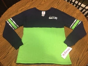 Seattle Seahawks NFL Teen Girls Sweatshirt Jersey Size XS (0/1) - NWT - Picture 1 of 6