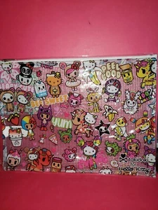 tokidoki X Hello Kitty Sanrio Bee Sweet Large Flat Clear Mesh Zippered Pouch-NWT - Picture 1 of 5