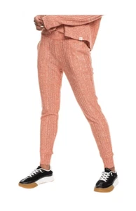 ROXY | Women’s Lazy Day Cozy Ribbed Jogger Pants Size M | Pockets Lightweight - Picture 1 of 16