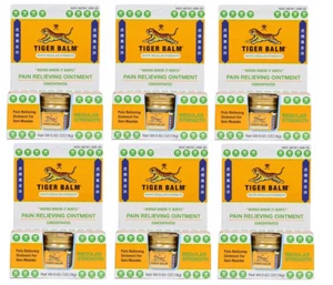 Tiger Balm White Regular Strength 0.63 Oz (Pack of 6) USA version EXP05/2025 - Picture 1 of 1