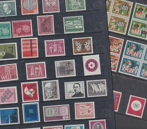 Germany 1958-61 Mint MNH Full Sets Fairy Tales Red Cross Motor cars Technology - Picture 1 of 3