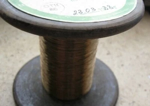 15,0  m. MANGANIN  WIRE 0.20 mm . - Picture 1 of 2