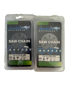 (2) Cadenas de motosierra Archer de 12" 3/8LP-050-44DL 3/8" LP (perfil bajo) calibre .050 - Imagen 1 de 3
