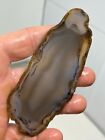 Black skin Agate slab Cabbing Lapidary Carving Collecting Chakra Reiki India