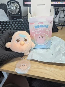 POP MART Pucky Beanie Bubble Up Series - Peluche Naranja “ANGRY BUBBLE” Auténtico - Imagen 1 de 9