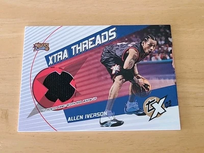 2002-03 Topps Xpectations Xtra Threads Allen Iverson #XT-AI Relic Patch $$$ - Image 1 of 2