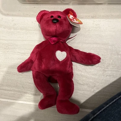 Ty Beanie Baby Valentina 1998 Rare Collector's Edition with Tag Errors - Image 1 of 4