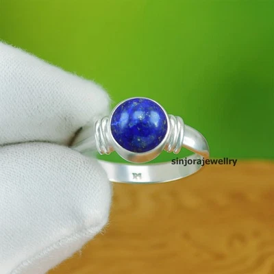 Anello regalo fatto a mano in argento sterling 925 con pietra preziosa... - Immagine 1 di 4