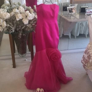 David’s Bridal magenta, Pink Formal Gown  - Picture 1 of 10