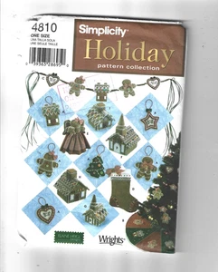 Simplicity 4510 Holiday Pattern Collection Christmas Decorations Pattern Uncut - Picture 1 of 1